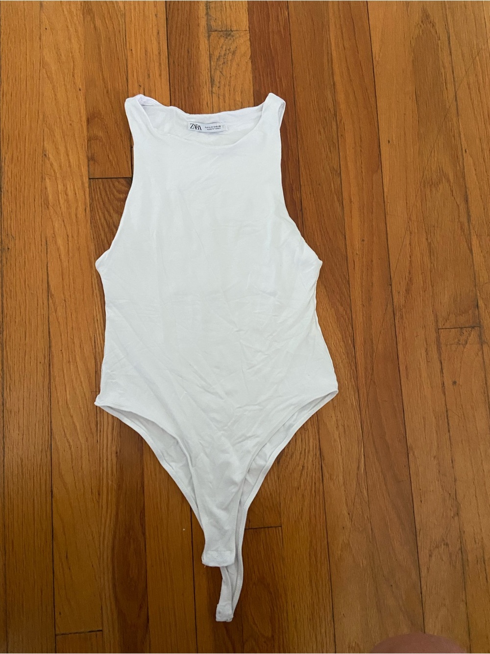 Zara Kids White Tank Bodysuit